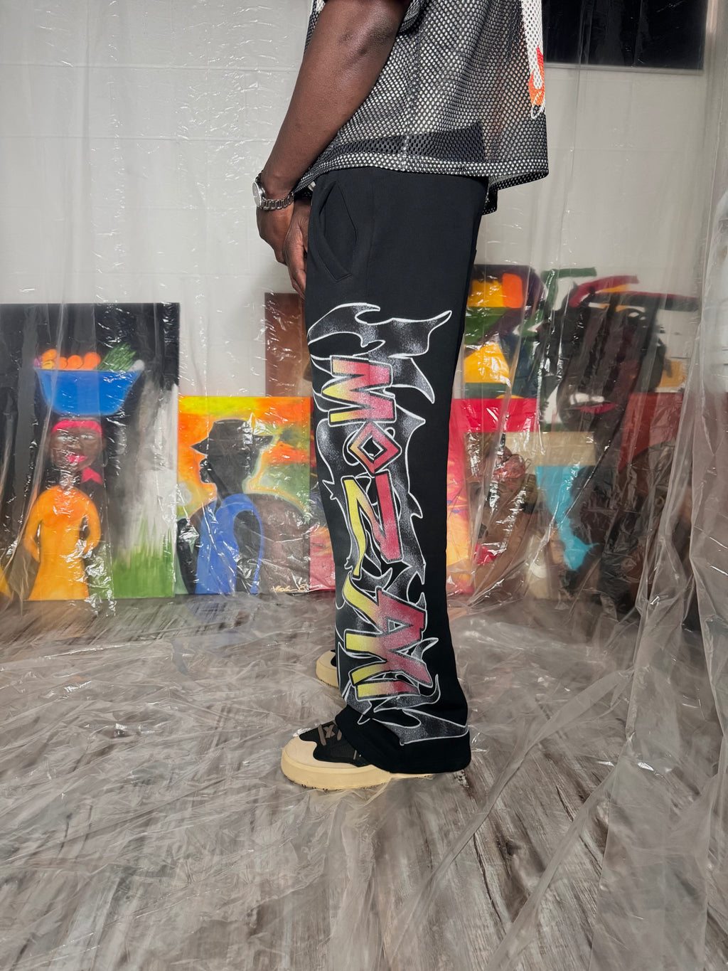 Mozski X Kaiden  Sweatpants (Black)