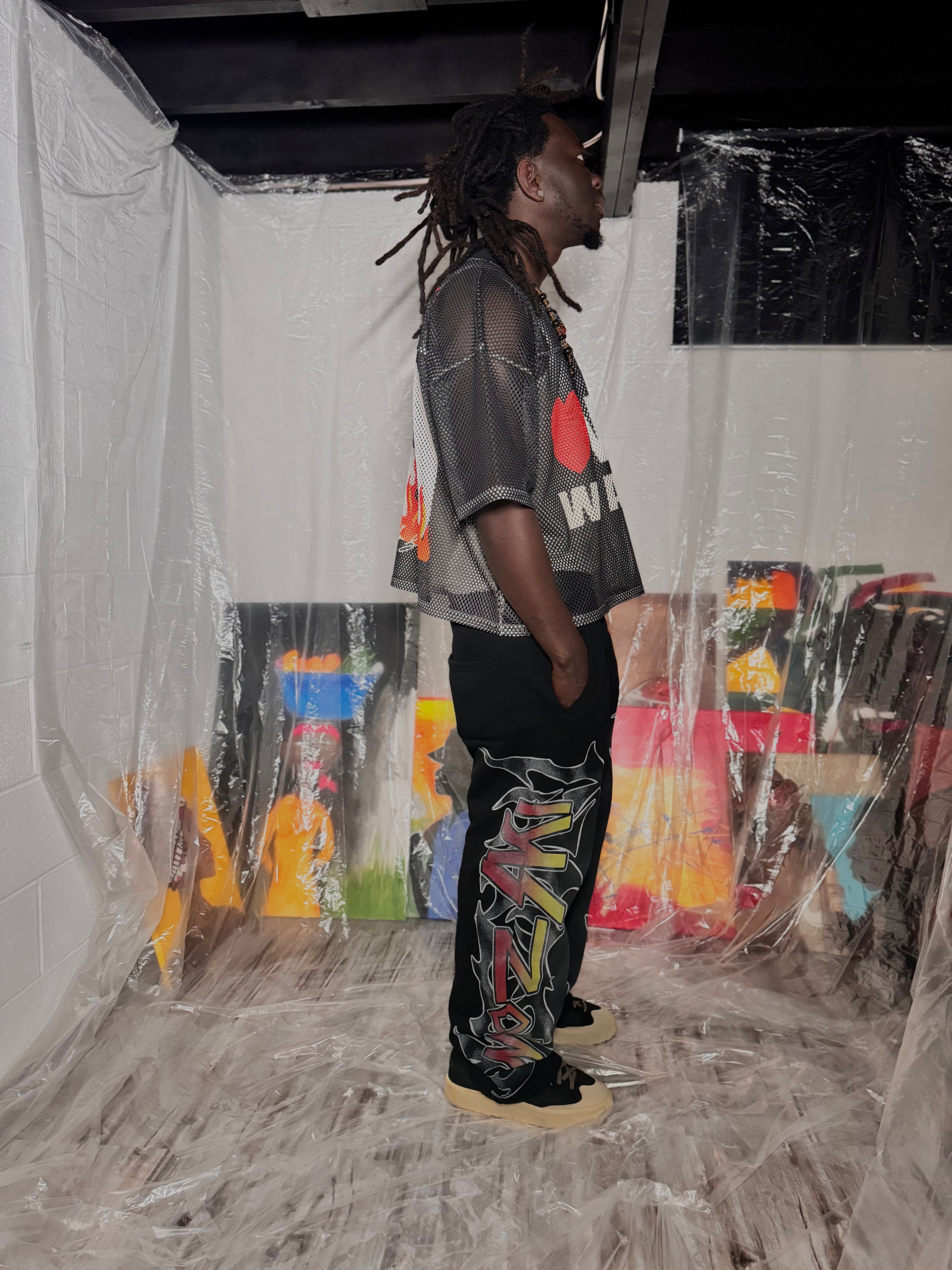 Mozski X Kaiden  Sweatpants (Black)