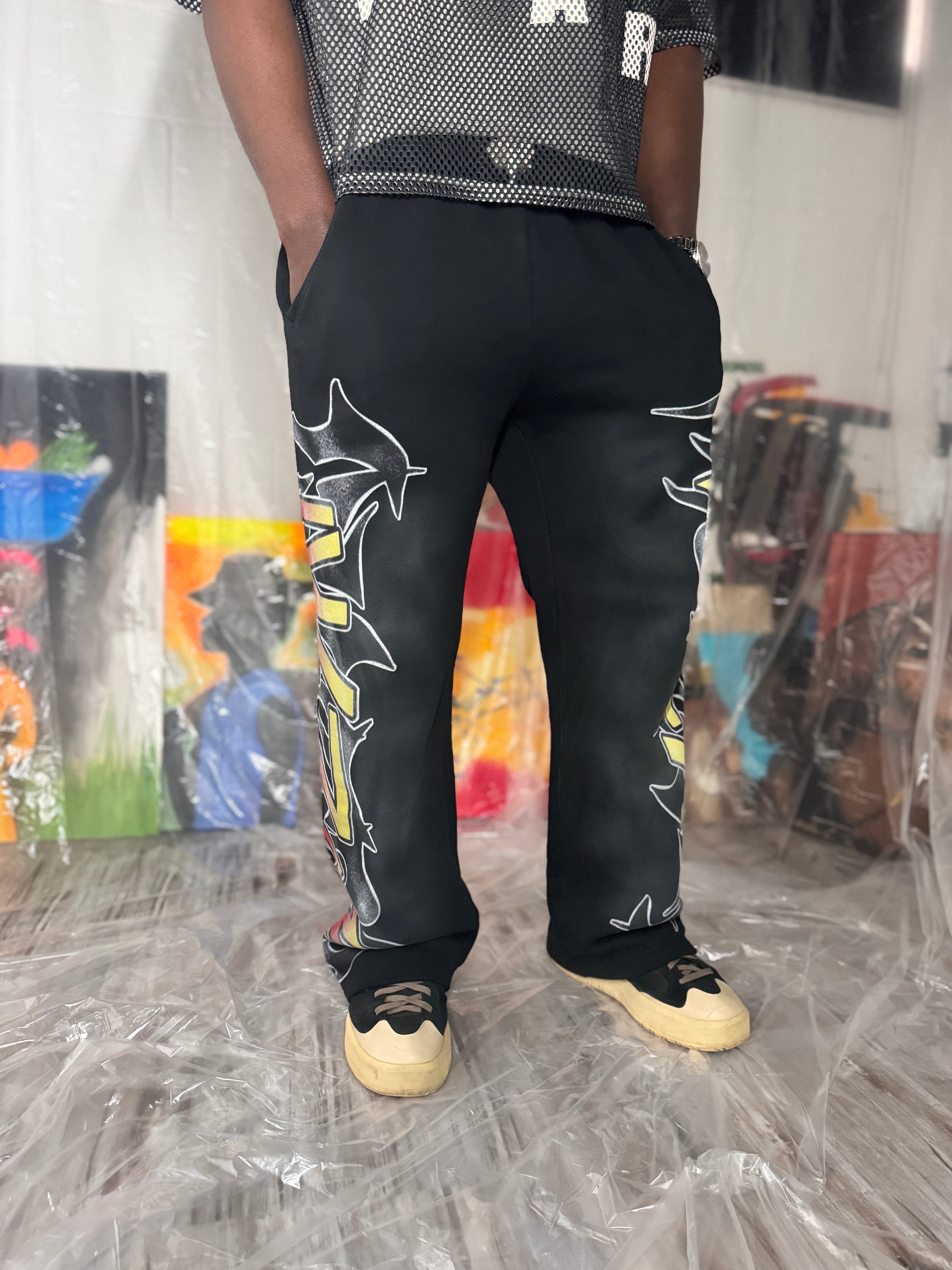 Mozski X Kaiden  Sweatpants (Black)