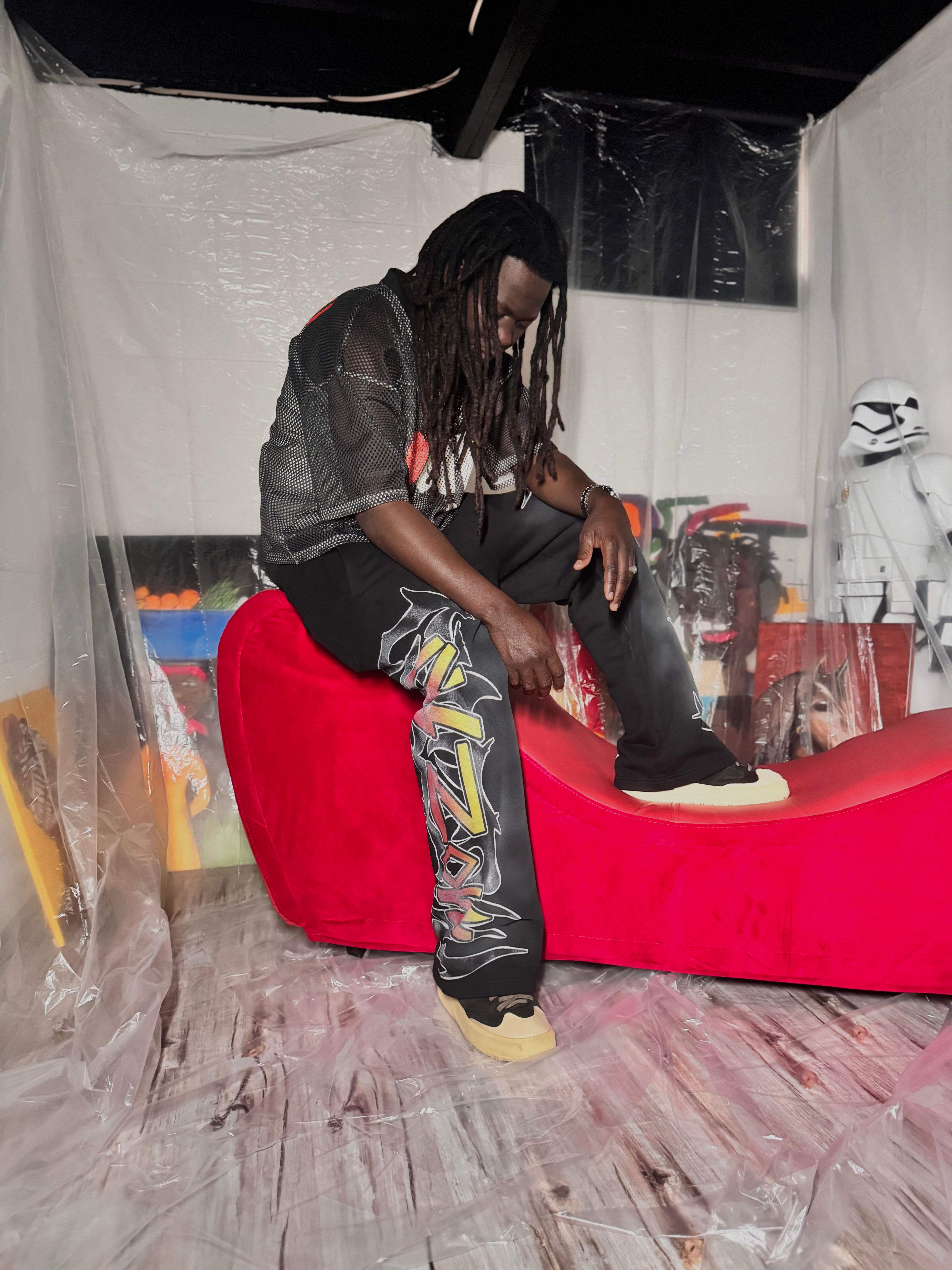 Mozski X Kaiden  Sweatpants (Black)